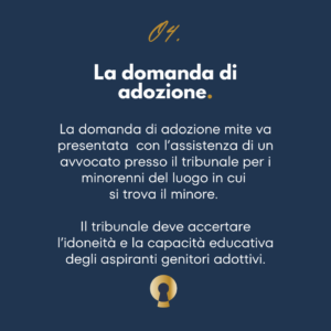 la domanda di adozione