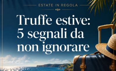 Truffe estive: 5 segnali da non ignorare