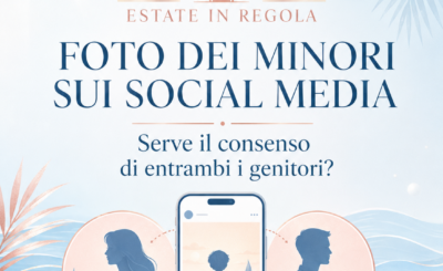 Genitori in disaccordo sulla pubblicazione sui social della fotografia del figlio minorenne.